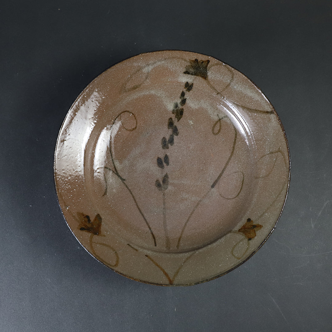 竹花正弘 作 絵唐津五寸皿 – ギャラリー一番館オンラインショップ