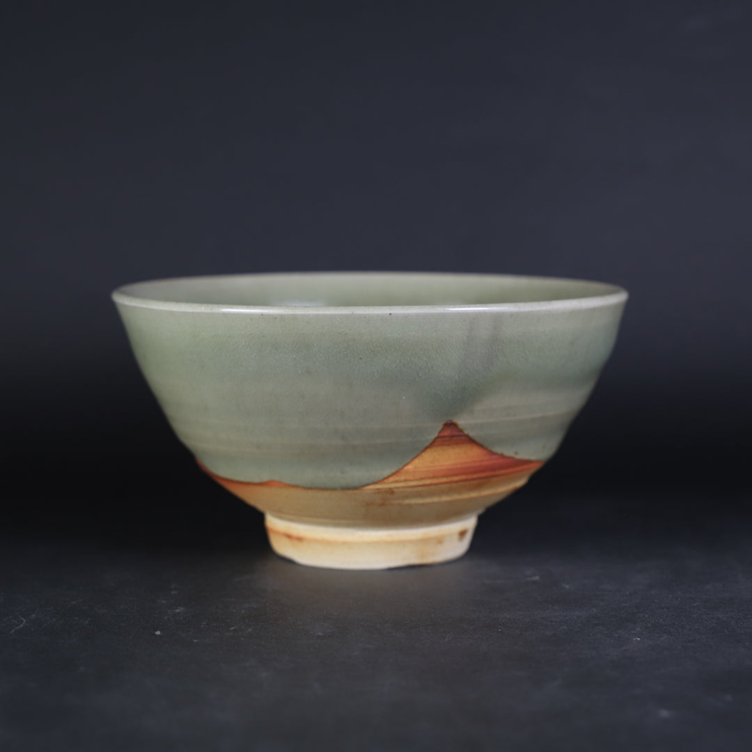 岡本作礼 作 翠青唐津茶碗 No.1 – ギャラリー一番館オンライン