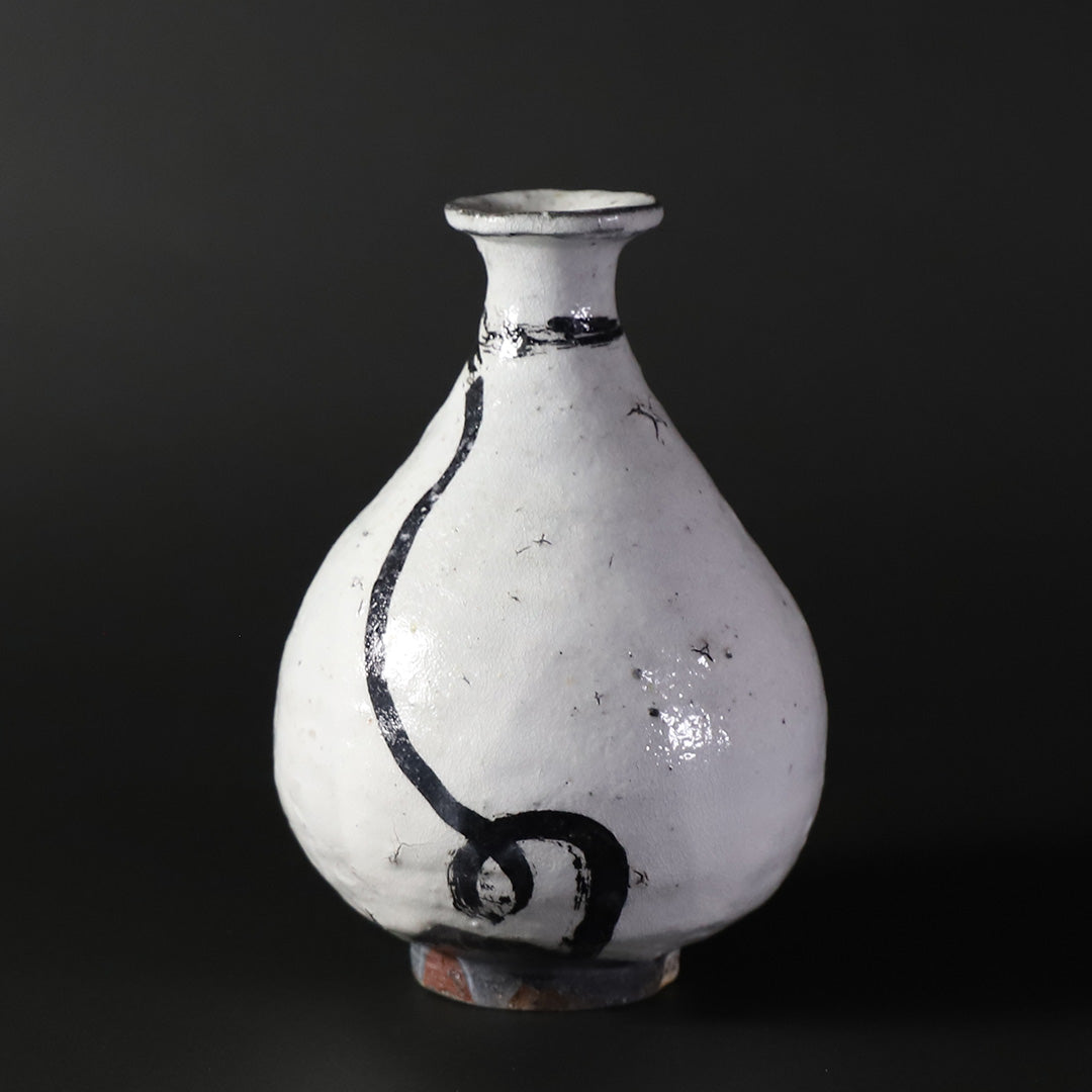 丸田宗彦 作 粉引唐津徳利 – ギャラリー一番館オンラインショップ