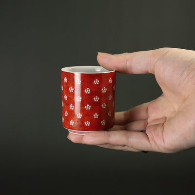 Gen-emon Kiln Red Plum Plum Pattern Peeping Inoguchi