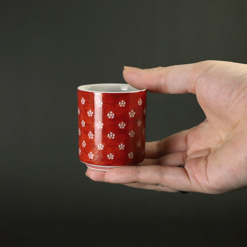 Gen-emon Kiln Red Plum Plum Pattern Peeping Inoguchi