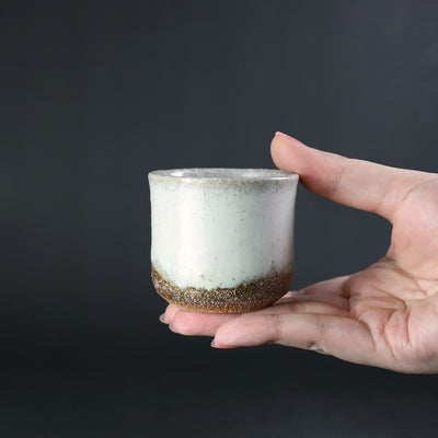 Naoto Yano's Madara Karatsu sake cup No.46