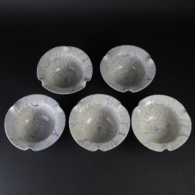 A set of blue and white porcelain dishes by Maruta Souichi Gallery