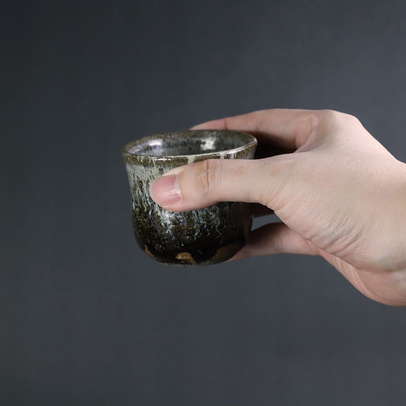 Korean Karatsu Guinomi by Munehiko Maruta