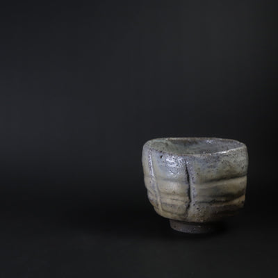 Maruta Munehiko Mottled Karatsu Chawan