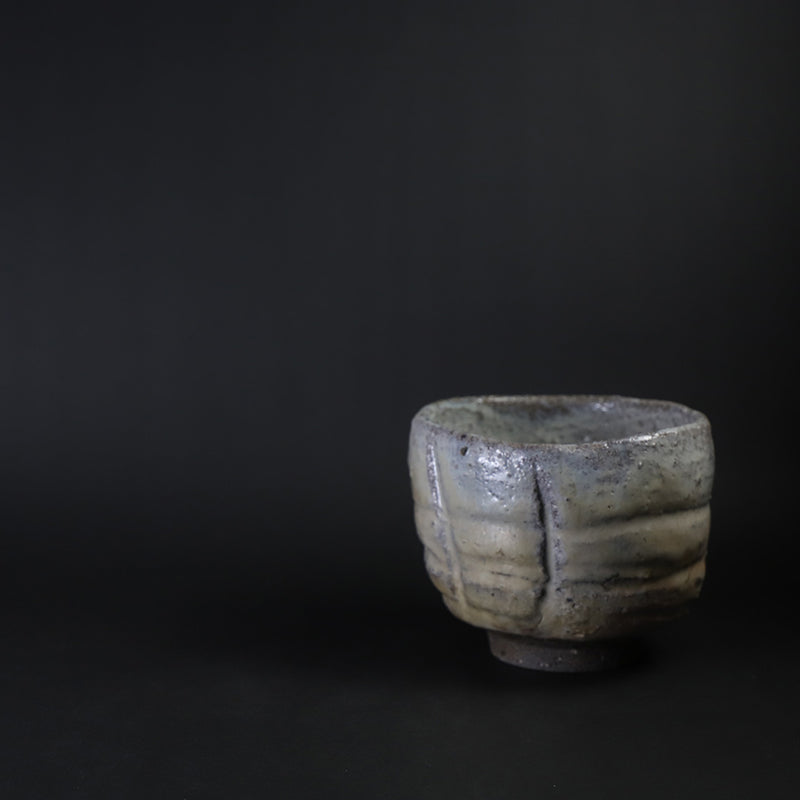 Maruta Munehiko Mottled Karatsu Chawan