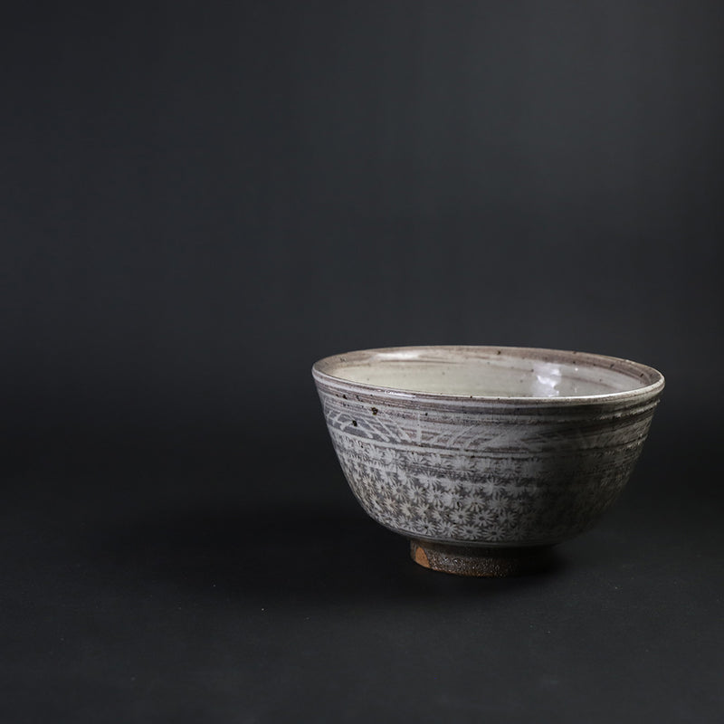 Nakazato Taroemon Kiln Karatsu Mishima Chawan (Fukuji)