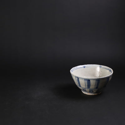 Yasumoto Kajiwara's Blue and White Ceramic Sake Cup No.65