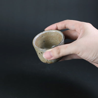 Yukiko Tsuchiya's work Feldspar glaze sake cup 1