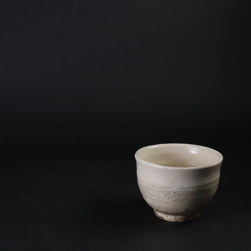 Rain-leaking hard-handled sake cup No.98 by Shintaro Uchimura