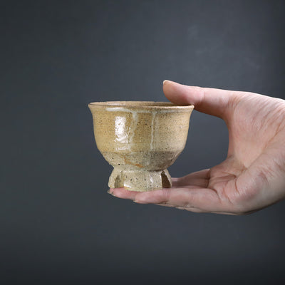 A high-rise sake cup by Shintaro Uchimura