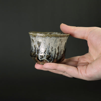 Korean Karatsu Guinomi by Munehiko Maruta