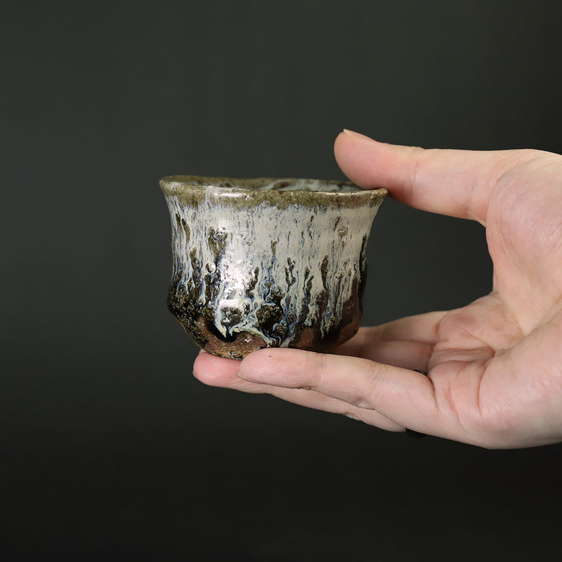 Korean Karatsu Guinomi by Munehiko Maruta