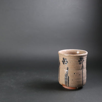 Painted Karatsu Tsutsumu-mu-zushi (set of six) by Shintaro Uchimura No.15