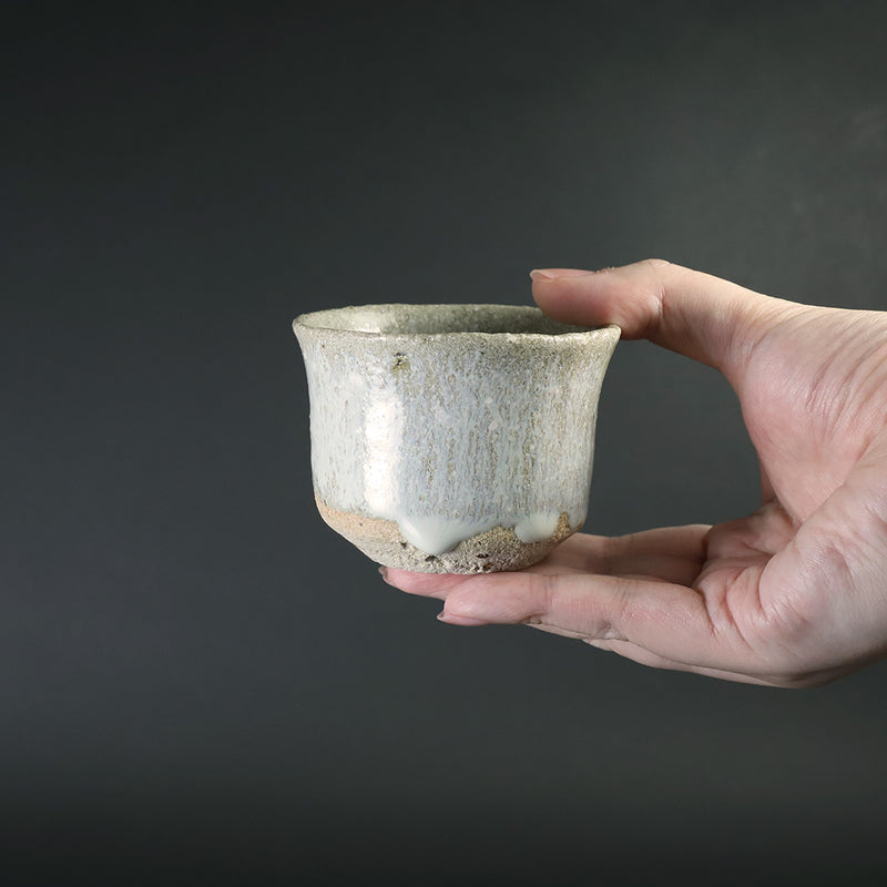 Madara Karatsu sake cup by Munehiko Maruta