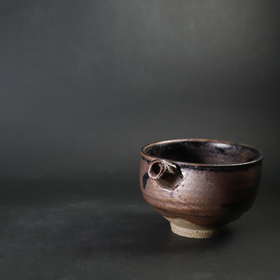 土屋由起子　作　窯変黒唐津片口