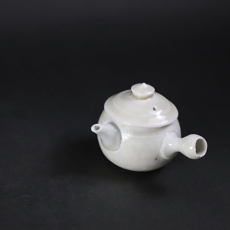 梶原靖元　作　素瓷急須　No.1