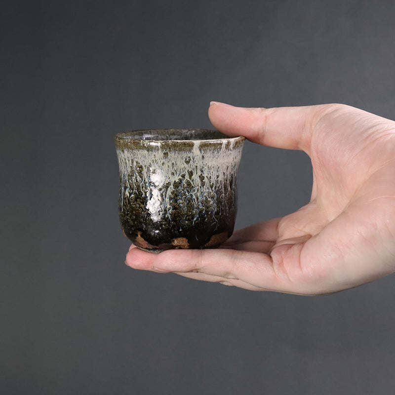 Korean Karatsu Guinomi by Munehiko Maruta
