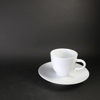 Manji Inoue white porcelain blue sea wave design coffee bowl