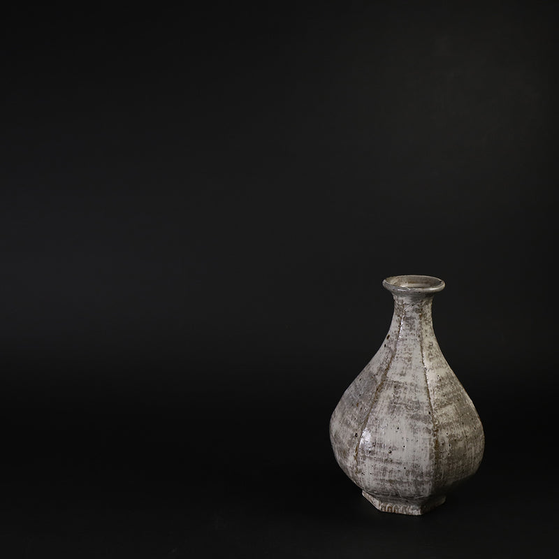 Mishima Hexagonal Sake Bottle No.40 by Shintaro Uchimura