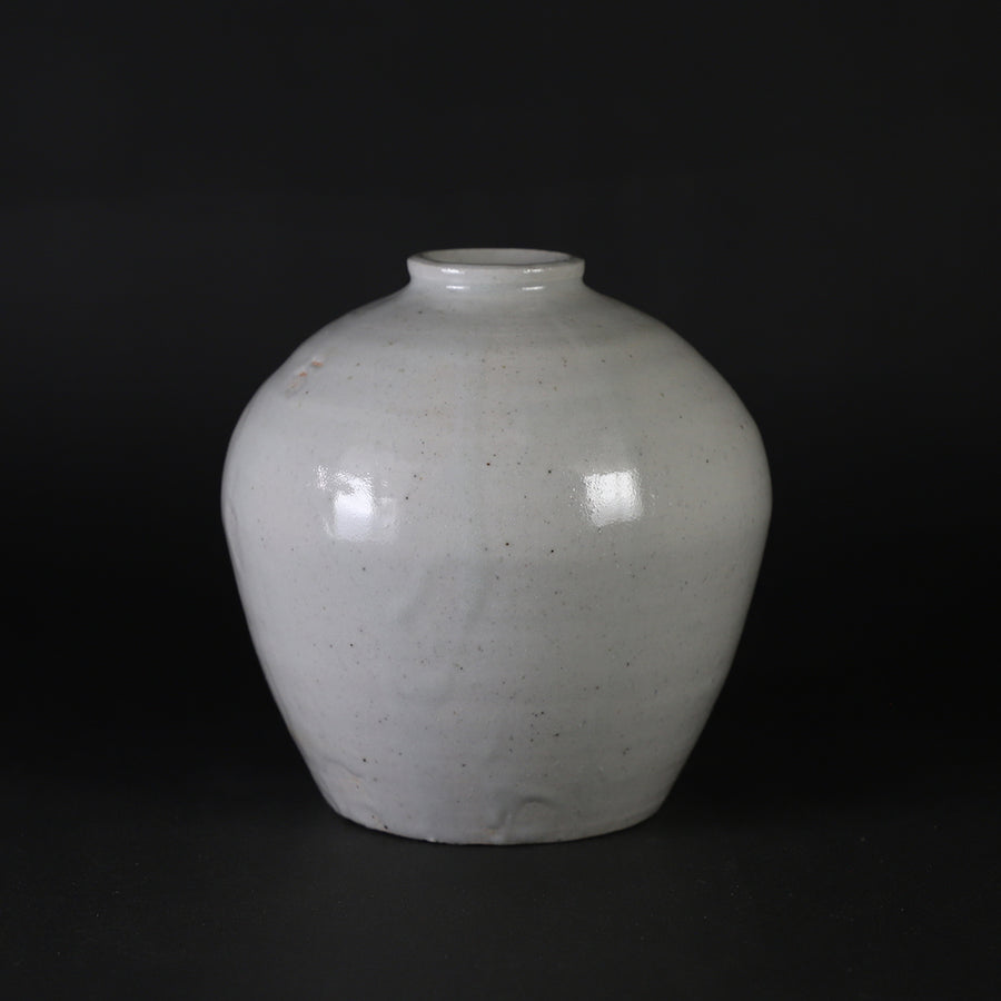 中里重利 唐津焼 黒陶花入 共箱（四方桟組箱） 花器 花瓶 フラワーベース 置物 中里重利 唐津焼 黒陶花入 共箱（四方桟組箱） 花器 花瓶 フラワー