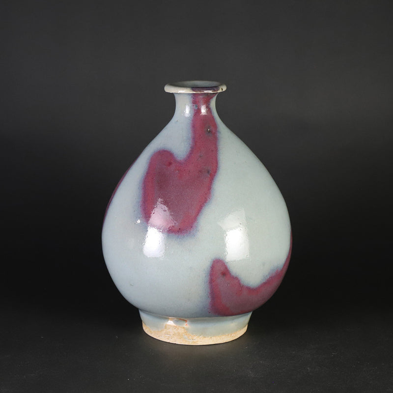 Karatsu Jun Kiln Sake Bottle by Sakurei Okamoto (No. 12)