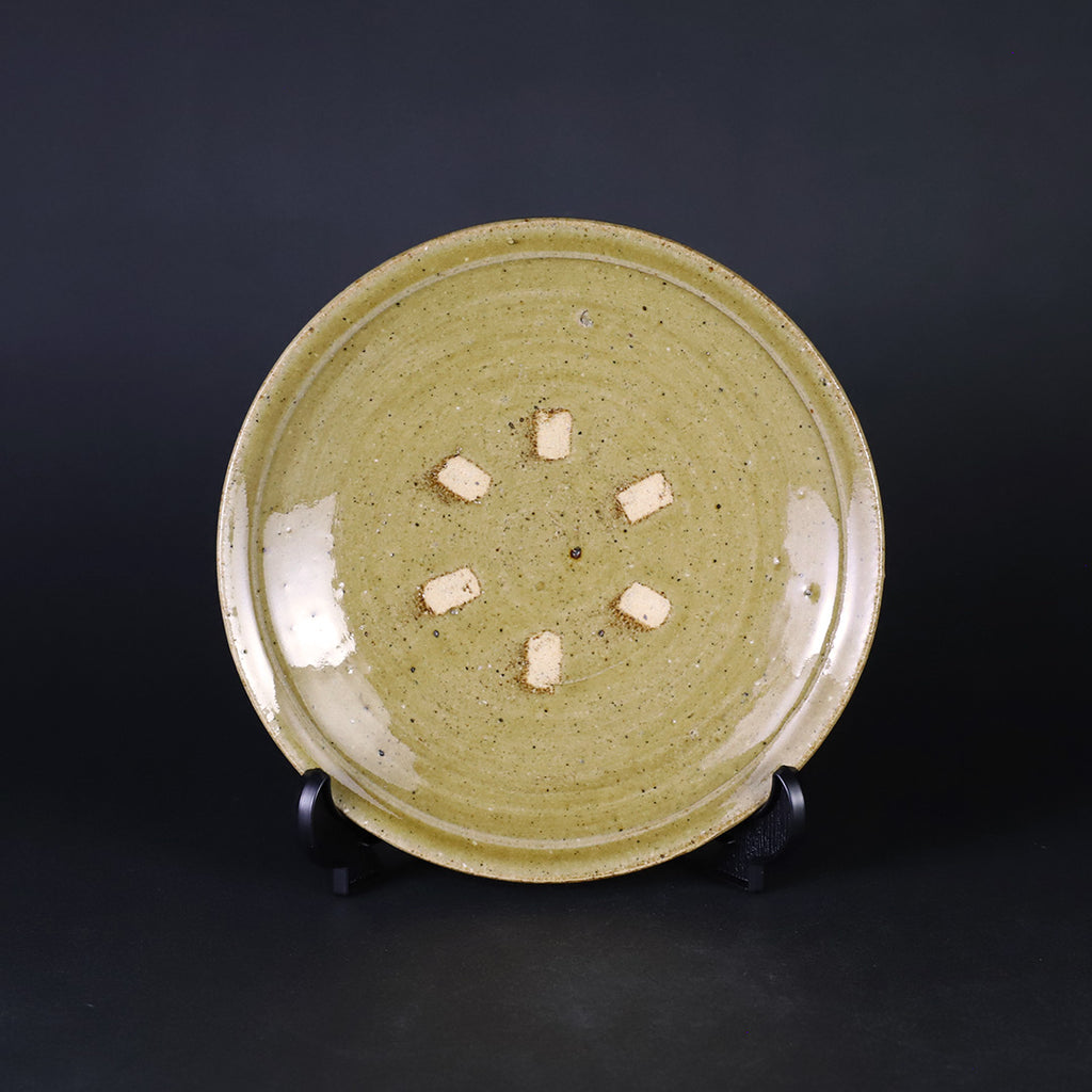 中里太亀 作 黄唐津皿 – ギャラリー一番館オンラインショップ