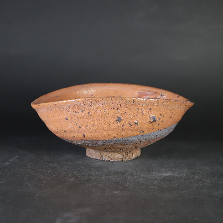 丸田雄 作 唐津赤沓向付 No.21 – ギャラリー一番館オンラインショップ