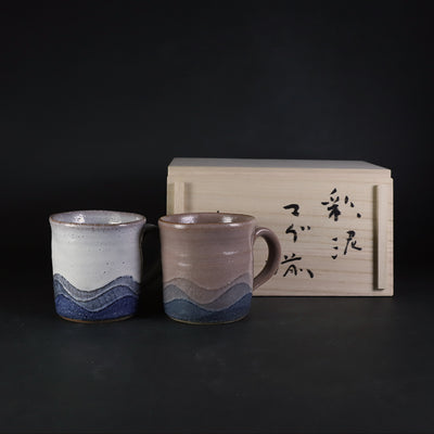 熊本千治　作　彩泥マグ揃(大)