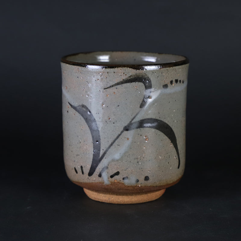 Painted Karatsu teacup 1 by Nakazato Taki