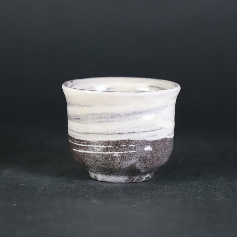 Brush stroke sake cup No.57 by Naoto Yano
