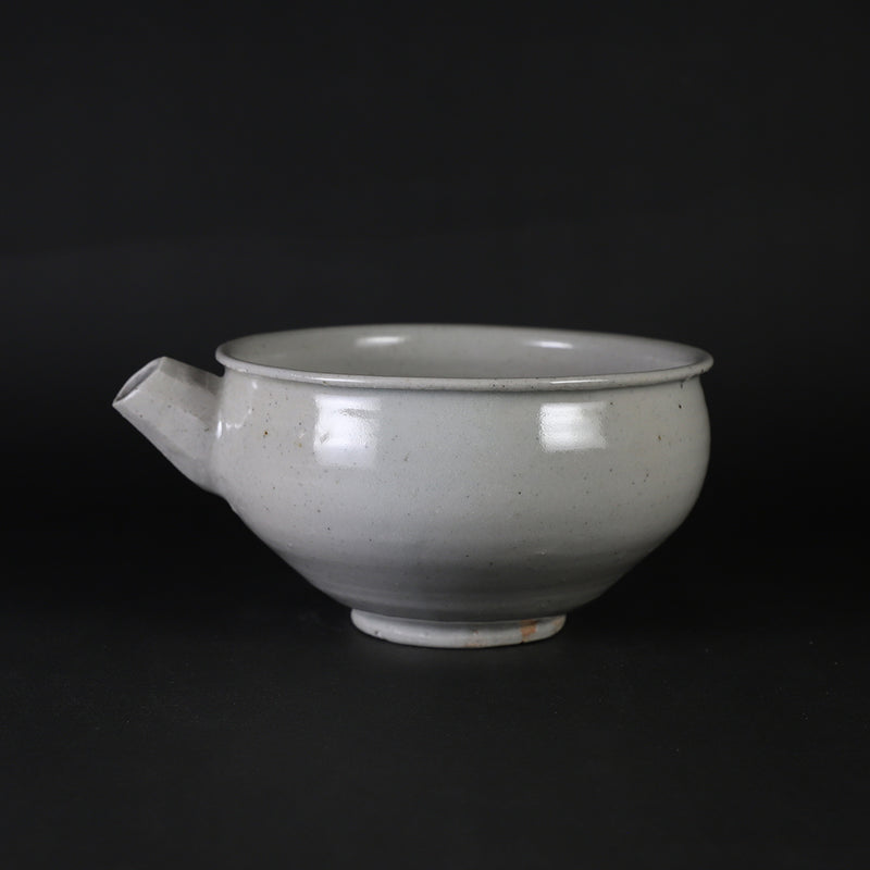 石井義久　作  白磁片口 No.56