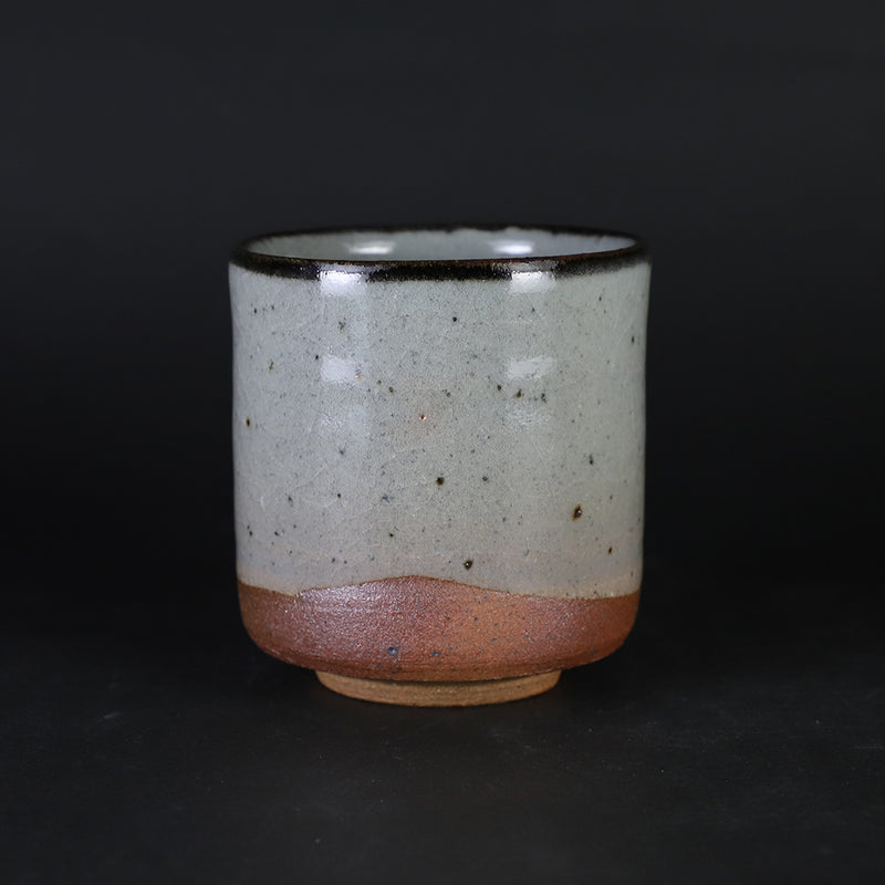 Whale skin teacup by Nakazato Taki