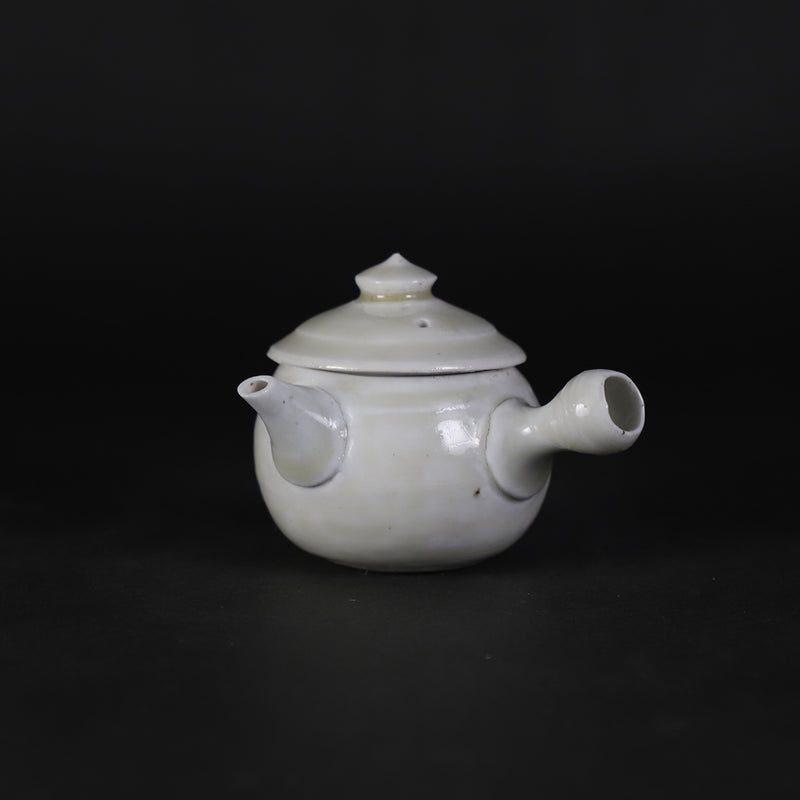 梶原靖元　作　素瓷急須　No.1