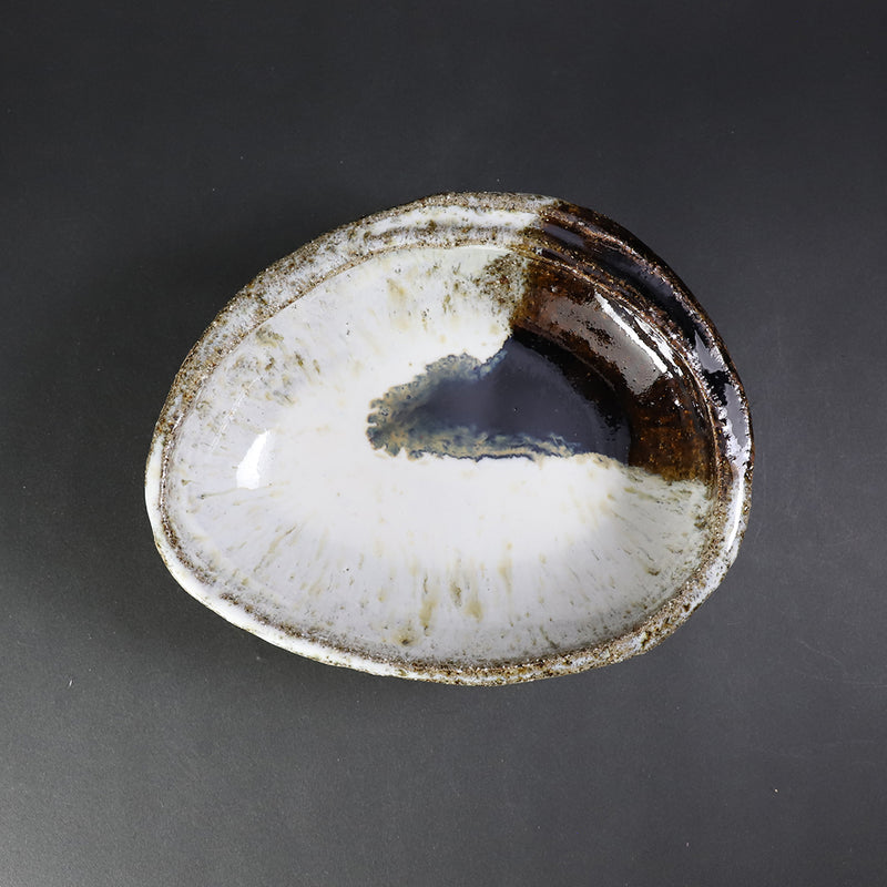 福田和祐　作　朝鮮唐津鮑向付