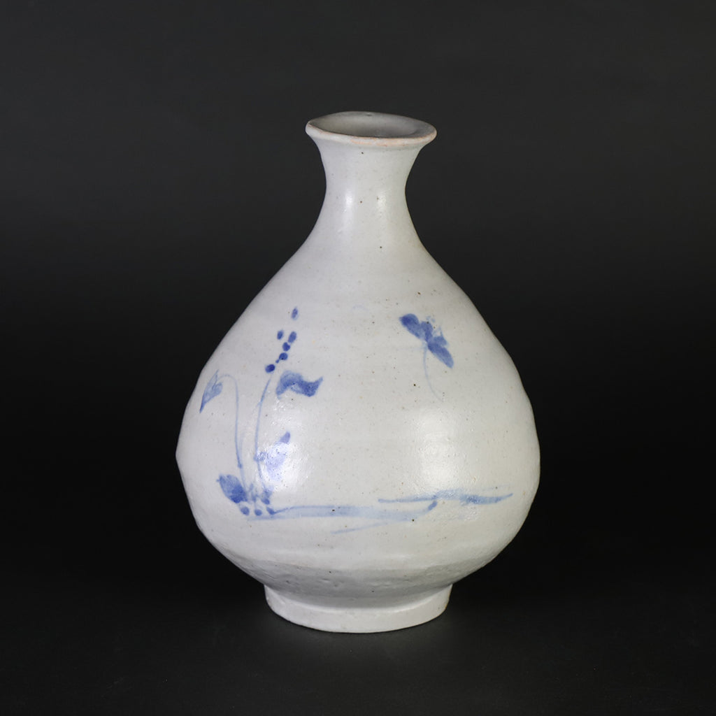 丸田宗一廊 作 染つけ徳利1 – ギャラリー一番館オンラインショップ