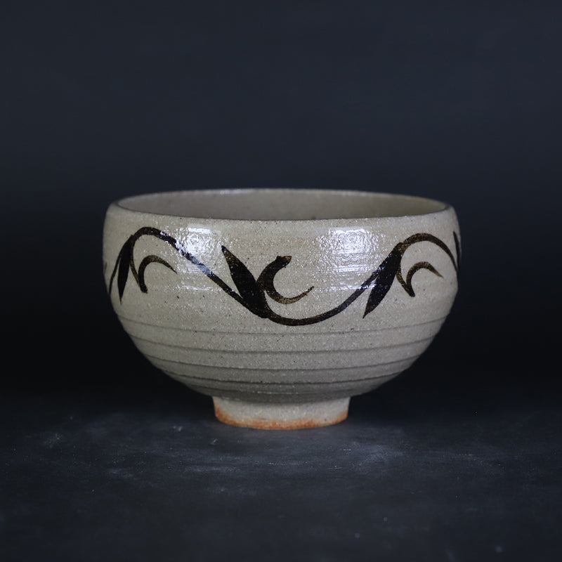 川添啓吾　作　カフェオレボウル（絵唐津）