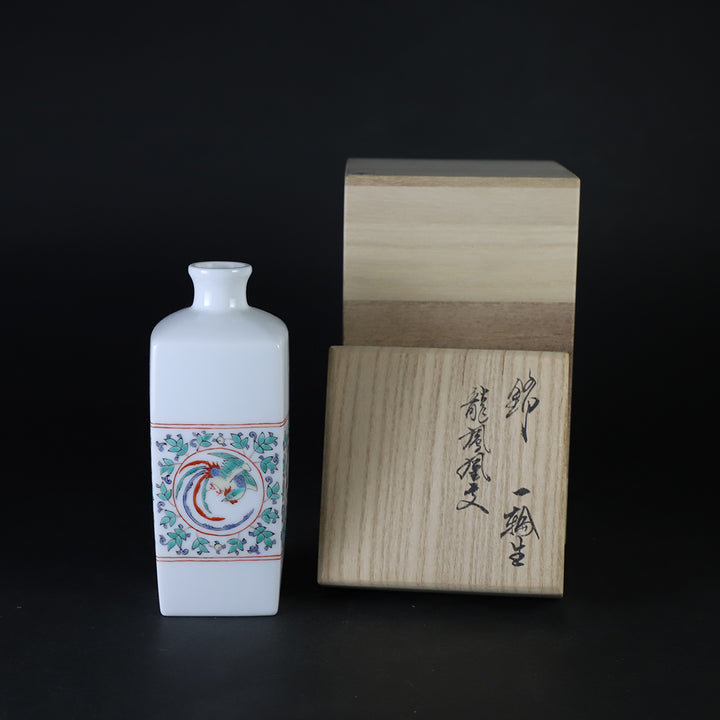 柿右衛門窯 錦龍鳳凰文一輪生 – ギャラリー一番館オンラインショップ