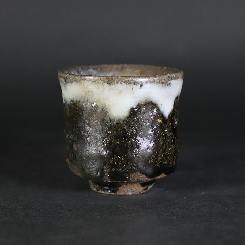 丸田宗彦　作　朝鮮唐津ぐい呑　No.45