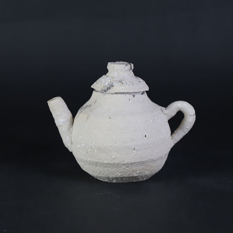 梶原靖元　作　紫香楽急須　No.105