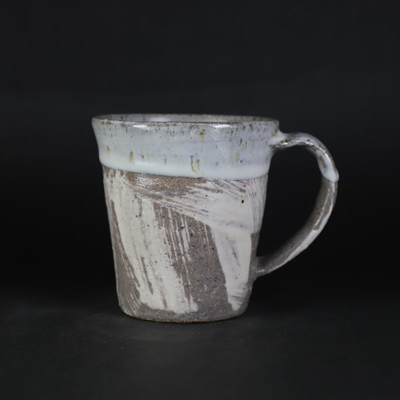 福田和祐　作　唐津刷毛目マグカップ