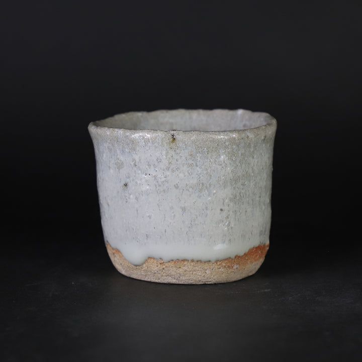 丸田宗彦　斑唐津彫　ぐい呑　唐津焼 丸田宗彦 作 斑唐津ぐい呑 – ギャラリー一番館オンラインショップ