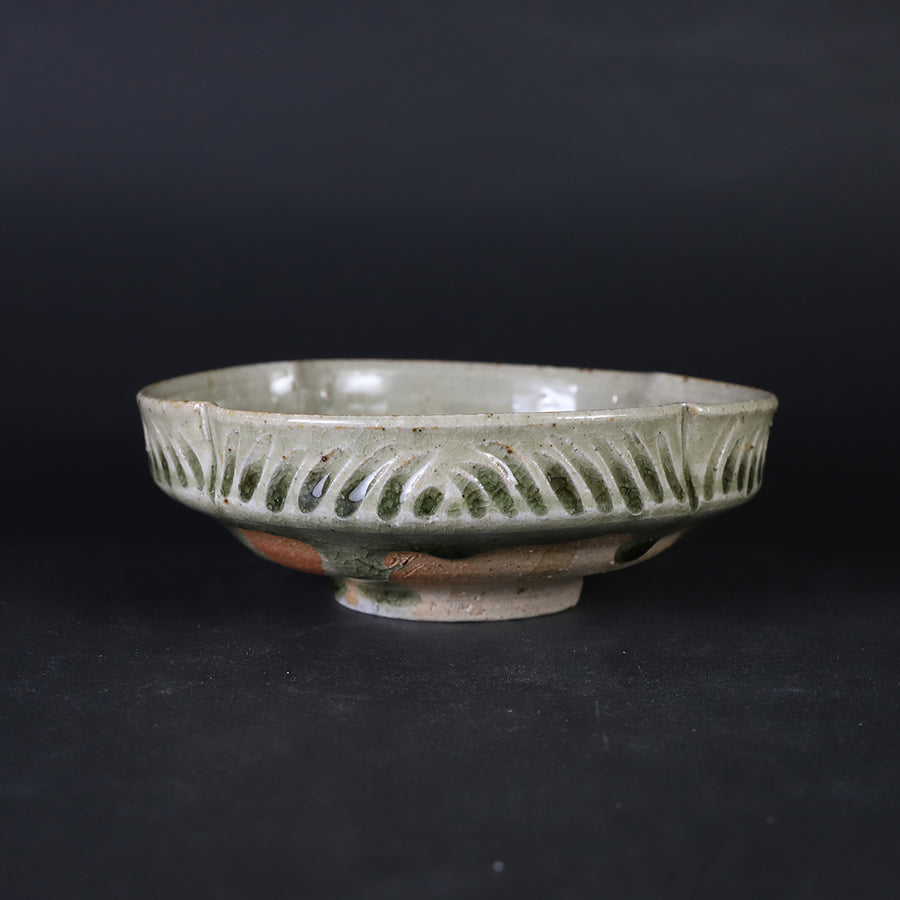 中期唐津　刷毛目　高台 Japan Pottery Net / 絵唐津刷毛目片口