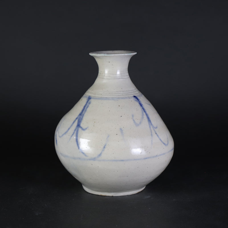Blue and white sake bottle No.17 by Maruta Soichi Gallery