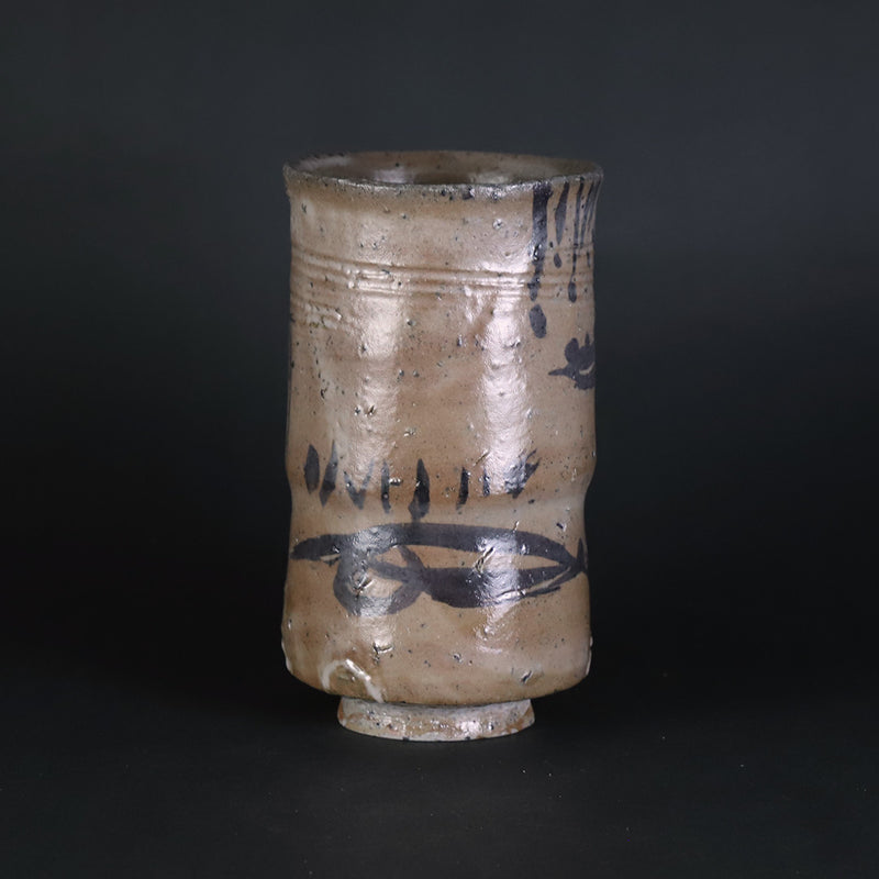 Painted Karatsu Goku Teacup by Munehiko Maruta