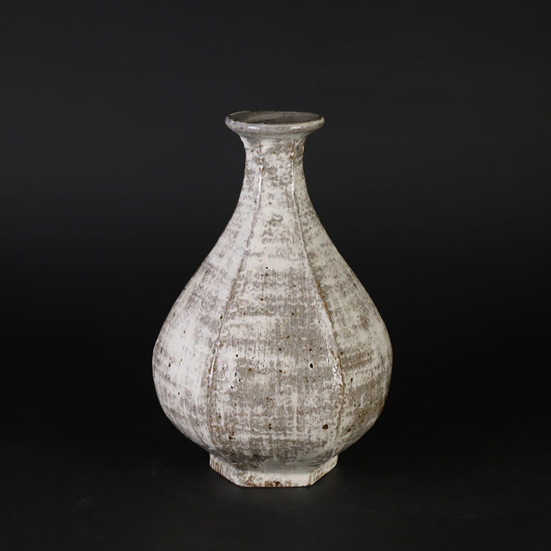 Mishima Hexagonal Sake Bottle No.40 by Shintaro Uchimura