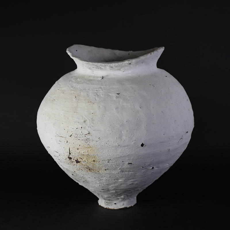 丸田雄　作　白壷　No.1