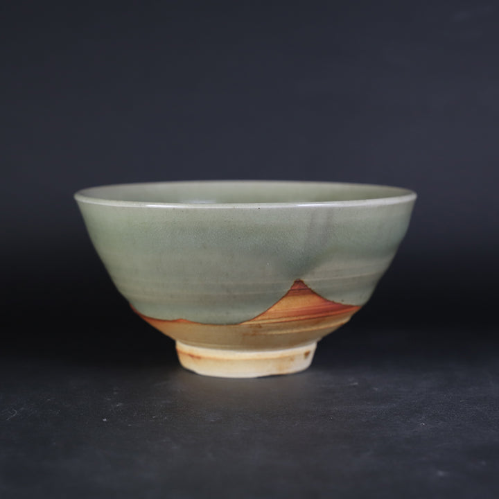 岡本作礼 作 翠青唐津茶碗 No.1 – ギャラリー一番館オンライン