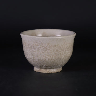 Hard-handled sake cup by Shintaro Uchimura