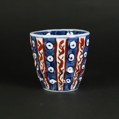 Gen'emon Kiln Dyed and Broken Arabesque Teacup